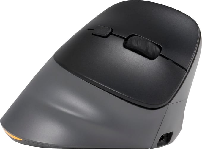Bakker Elkhuizen BakkerElkhuizen PRF Pro - Vertical mouse - Optisch - 8 knoppen - Grijs