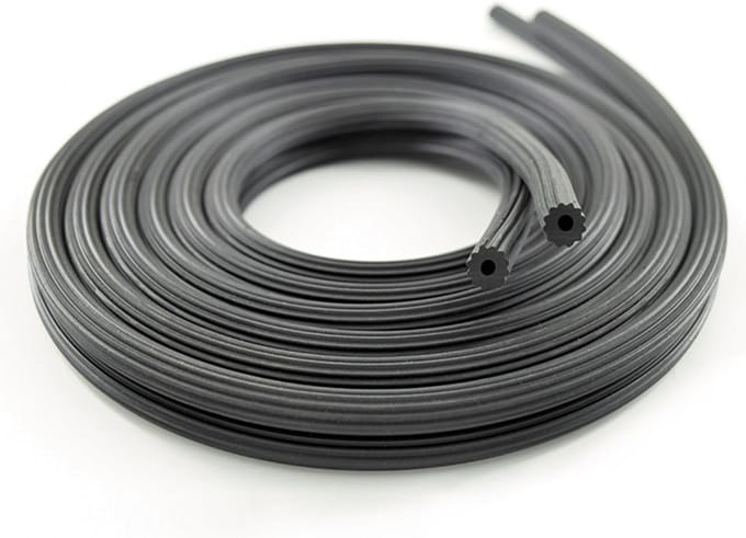 30 Meter Rubberen Strip 4,0 mm voor Bevestiging Vliegengaas en Insectenhorren
