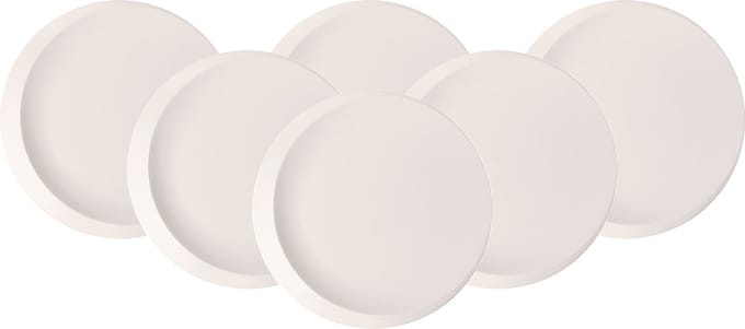 Bord Villeroy & Boch NewMoon Diep Wit 6stk