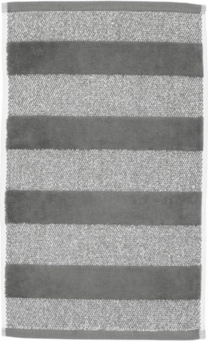 Beddinghouse Sheer Stripe - Gastendoekje - 30x50cm - Antraciet