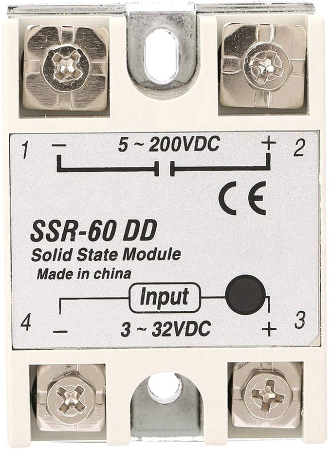 Allecto - DC-DC Semiconductor Relay Module - Betrouwbare Automatische Regeling - 60A - Efficiënte Stroomregeling - Duurzaam en Betrouwbaar - Geschi..
