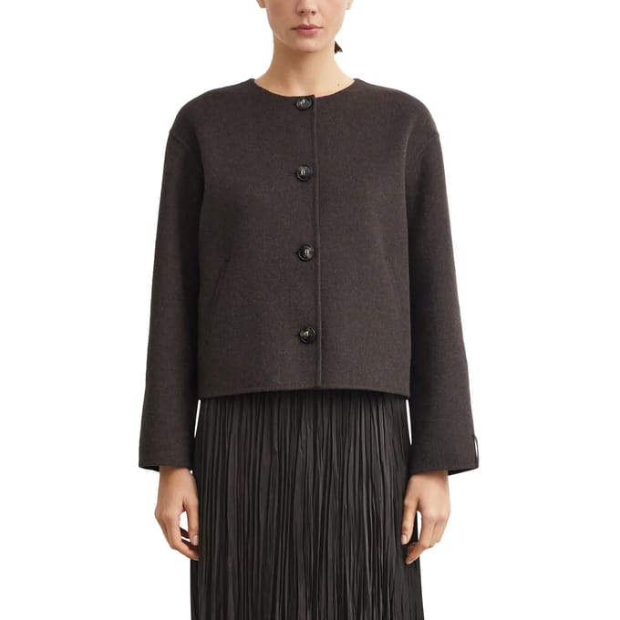 Reversibele Jas met Afneembare Sjaal Dames COMMA