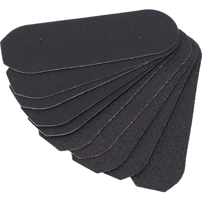 10 stuks Vervangende Pedicure Vijl Navullingen Grof Fijn Pedicure Voetrasp Navullingen Pads black