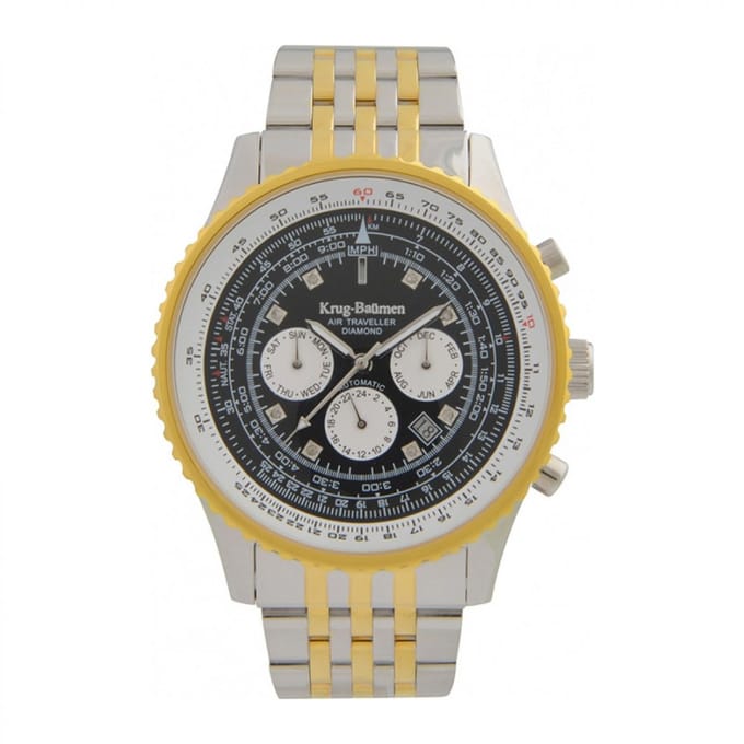 Krug Ba&uuml;men&nbsp;Air Traveller Diamond Automatic 46mm&nbsp;600802DSA