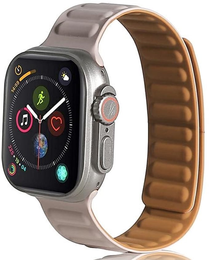 Beline Apple Watch Magnetische Band - Grijs - Universeel - Magnetisch Sluitingssysteem