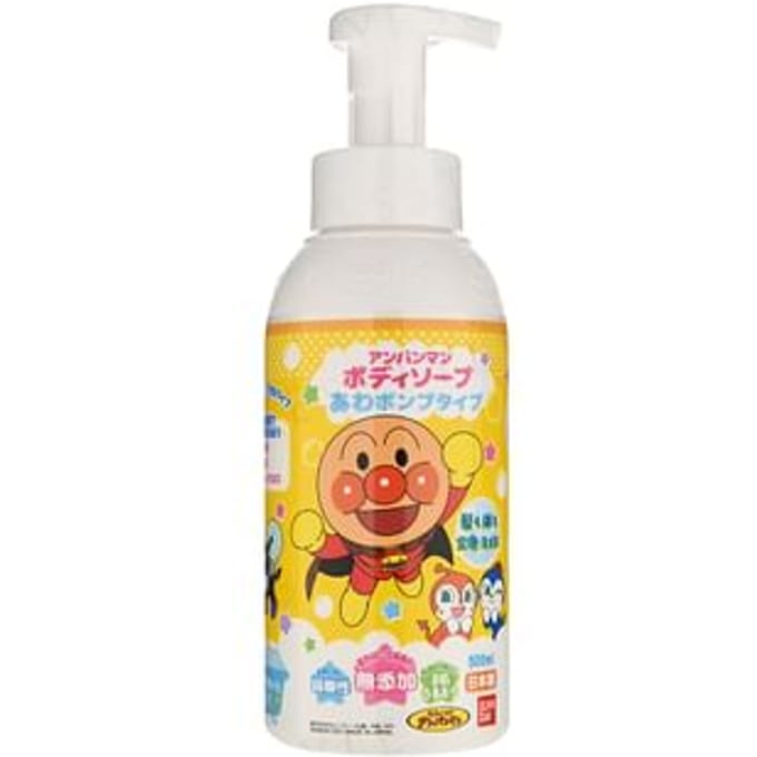 Bandai - Anpanman Pump Type Body Soap Foam 500ml