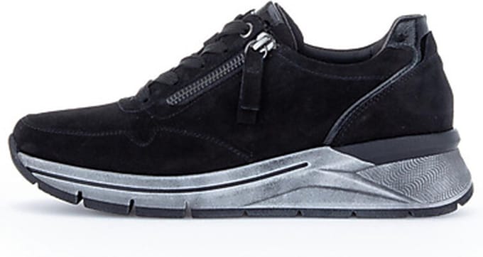 Gabor  - maat 40,5 - 96.587 Dames Sneakers - Zwart
