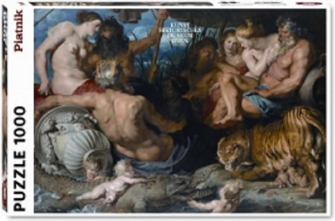 Peter Paul Rubens - De vier continenten   (1000 stukjes, kunst puzzel)