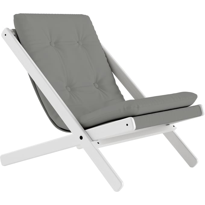 Karup Boogie klapstoel - 746 Grey - 205 white lacquered