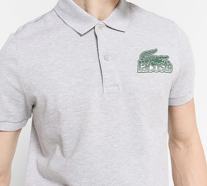 Lacoste Ph5076- Polo Heren Grijs- Maat S