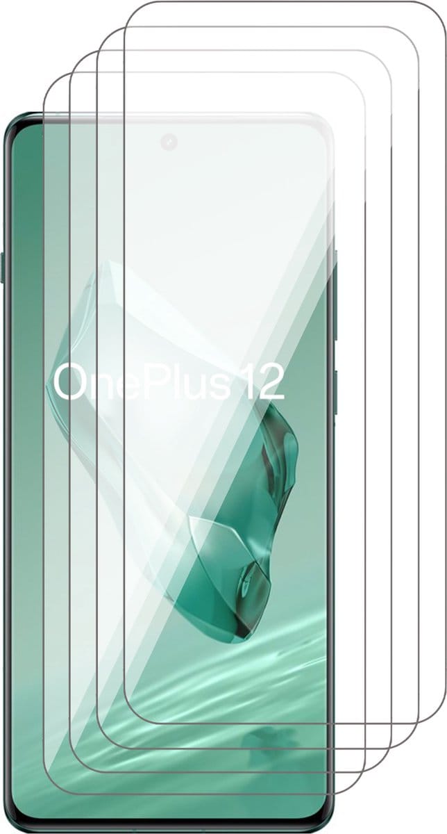 Screenprotector geschikt voor OnePlus 12 - 4x Glas Screen Protector