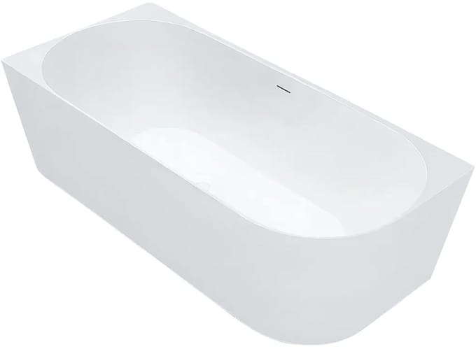 Rea - Badkuip - Bellanto slim 170 Left Wit - 170 x 79 x 58 cm