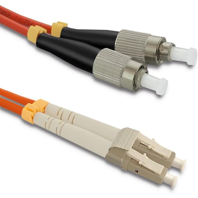 Qoltec Glasvezel Patchcord LC/UPC-FC/UPC |   Multimode |   50/125 |   OM2 |   Duplexwoning |   2m