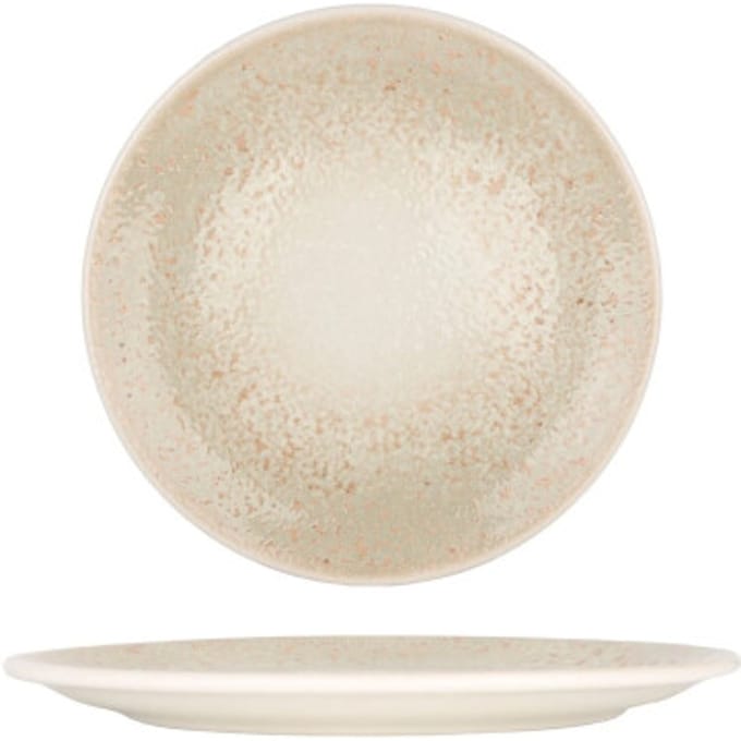 By Bone Dinerbord - Natura - Porselein - 25 cm - set van 6