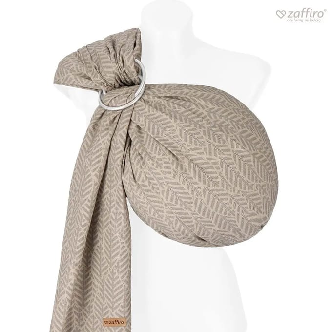 Draagdoek voor baby Zaffiro HugMe Leaves