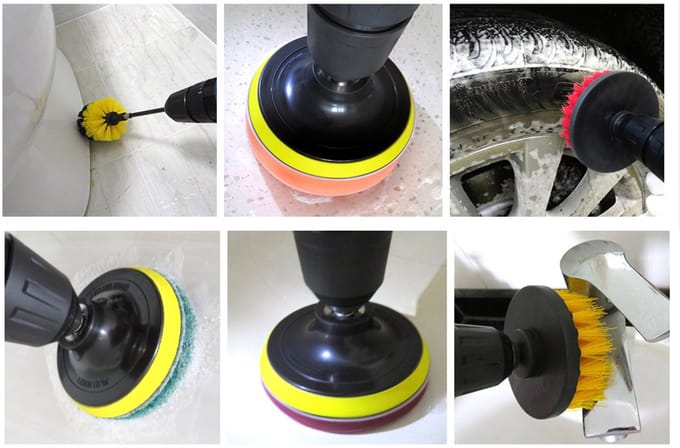 Rosfix Borstelset voor Accuschroevendraaier - 1/4"" Aansluiting - 12-Delig, Universeel