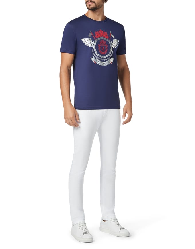 T-Shirt Ronde Hals Crest