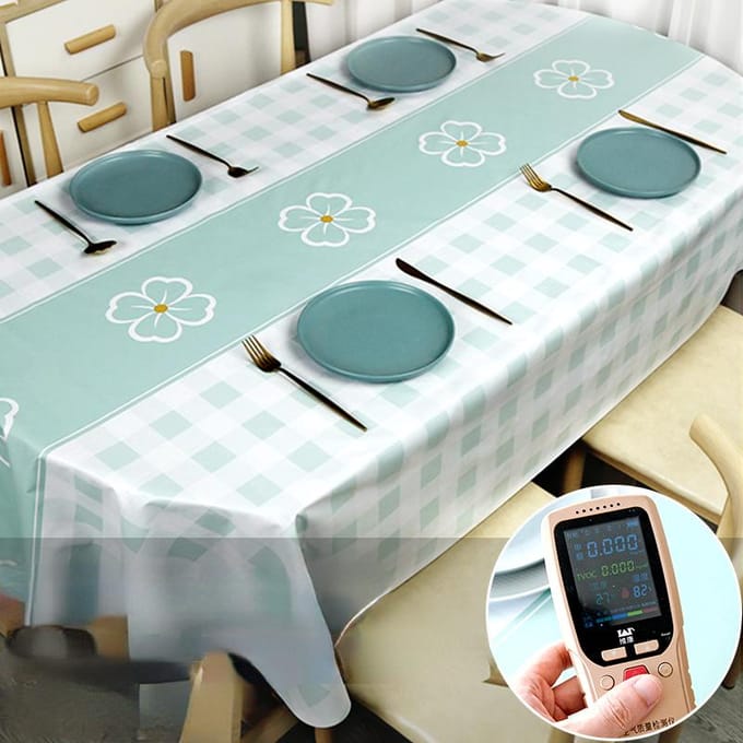 Ovaal Tafelkleed Waterdicht Oliebestendig Pvc Tafelbeschermer hoes Decoratieve Eettafel Koffiezaak Bruiloft Decor Mooi Tafelkleed 140x220cm 1pcs