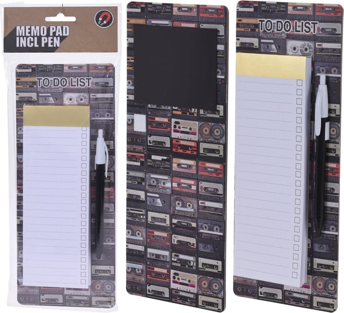 Memoblok met pen