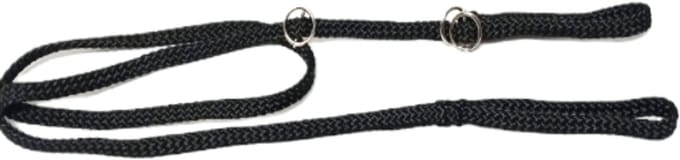 Chikko Quality - Vanglijn met Dubbele Stop - Zwart - 165cmx10mm