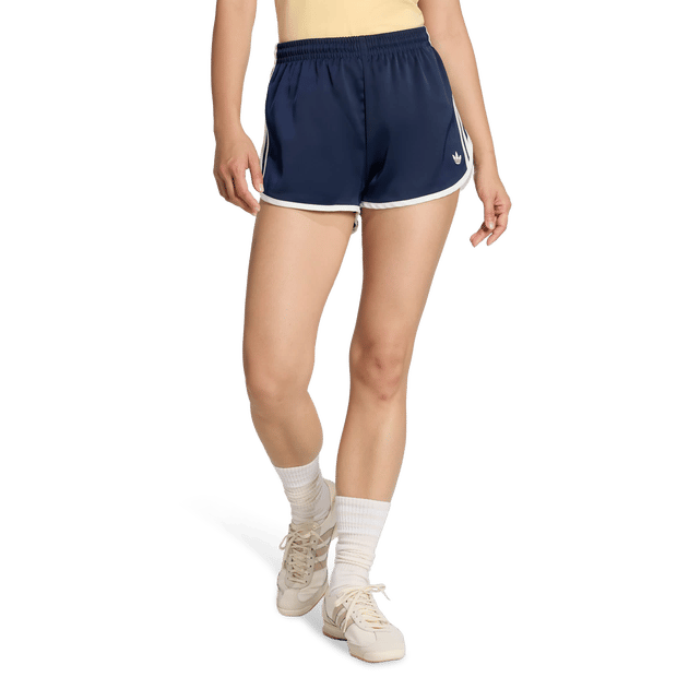 Adidas 3 stripes Korte Broeken Dames - Blauw - Maat XXS (26-28) - Poly Mesh