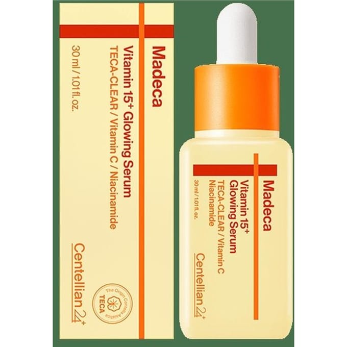 Sérum Éclat authentique Centellian24 Madeca Vitamine 15 30ml – Éclat & Teint Sain K... orange