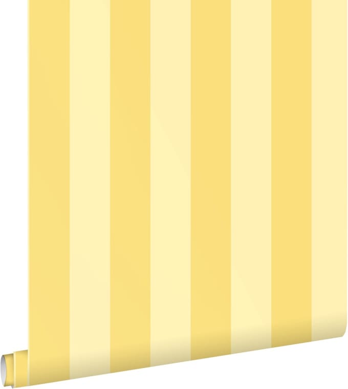 ESTAhome behang strepen geel - 0.53 x 10.05 m - 131575