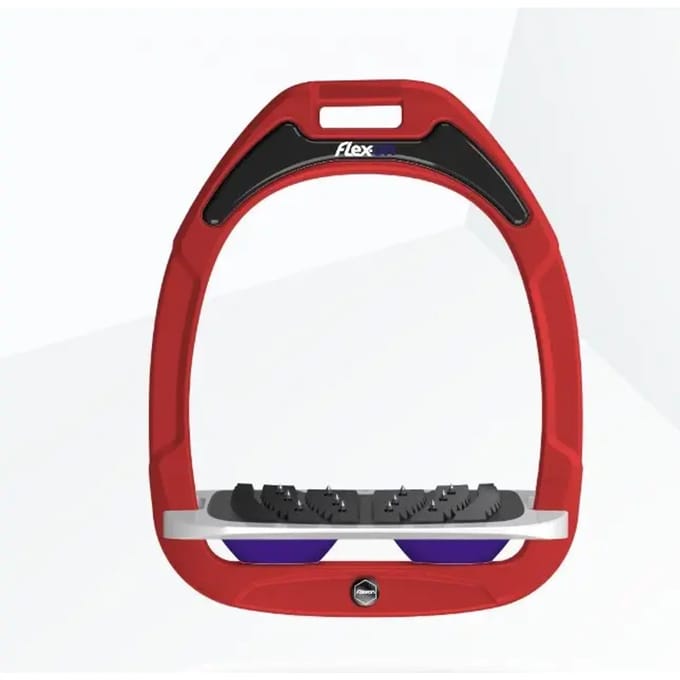 Ingebouwde Ultra Grip Beugels Rood/Grijs/Paarse Flex-On Green Composite