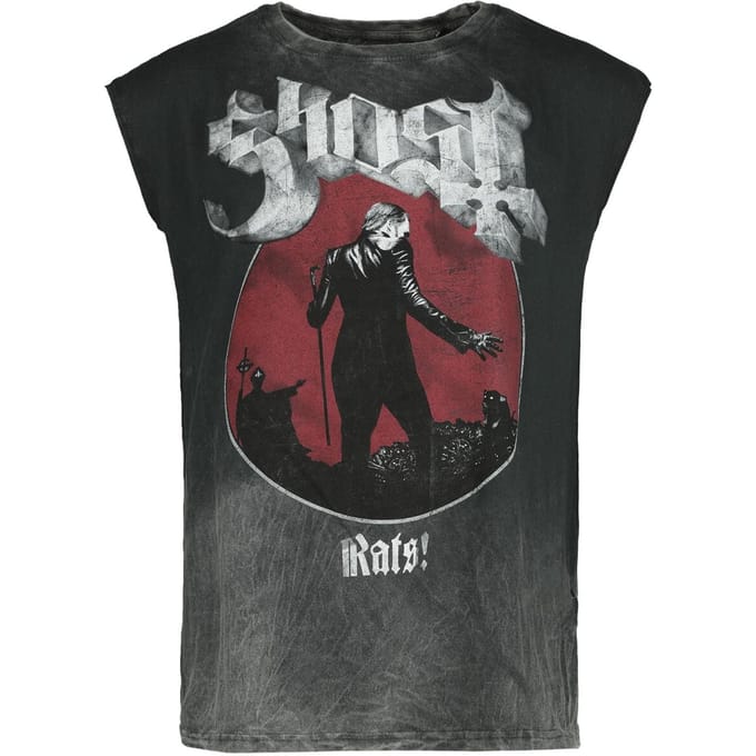 Ghost Tanktop - Rats - S tot 4XL - voor Mannen - grijs