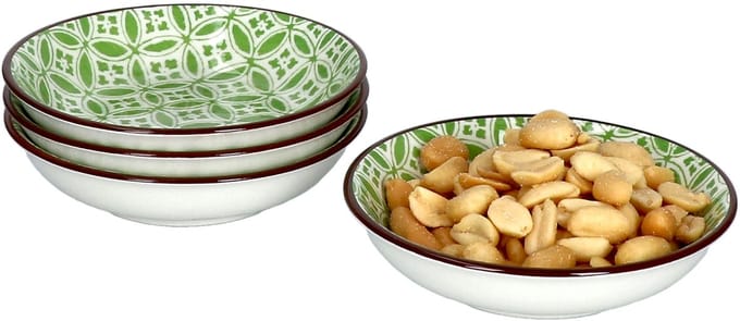 Set van 4 platte kommen 9.5cm Lime Sao - Ritzenhoff 744910