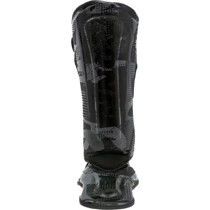 King Pro Boxing Shogun Series 1 Kickboks Scheenbeschermers Camo Zwart