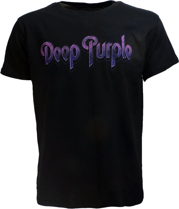 Deep Purple Vintage Logo T-Shirt - Officiële Merchandise - M