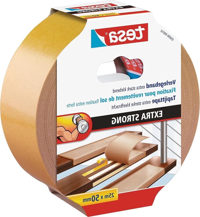 Extra Strong Hold Vloertape - 25m x 50mm - Wit