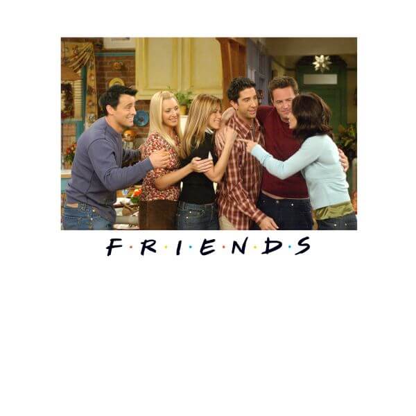 Friends Cast Shot dames t-shirt - Wit - S