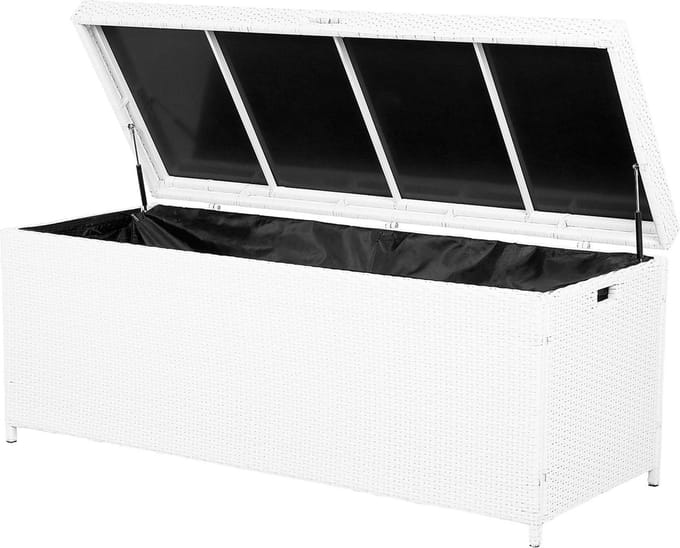 MODENA - Kussenbox - Wit - PE rotan