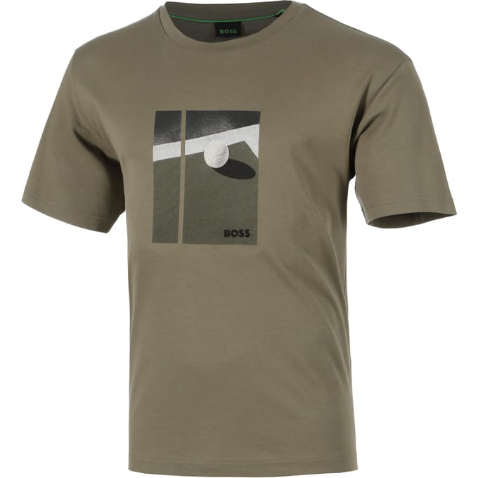 BOSS Join Relaxed T-shirt Heren-kaki
