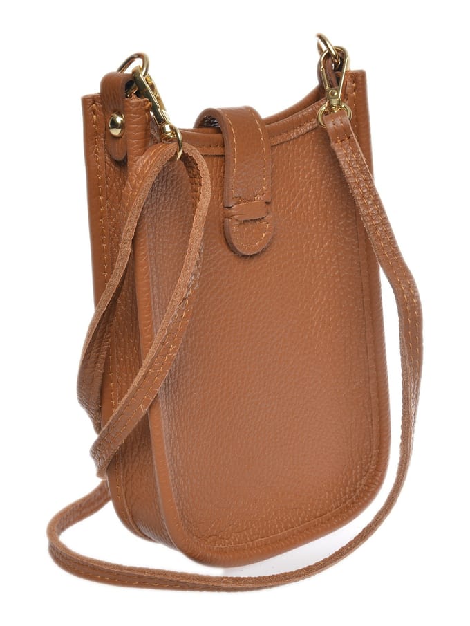 Isabella Rhea Brown Rundleer Tas