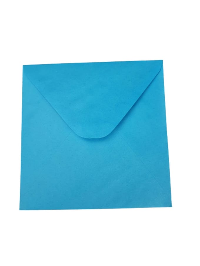 Enveloppen - Blauw - 14 x 14 cm - 15 stuks