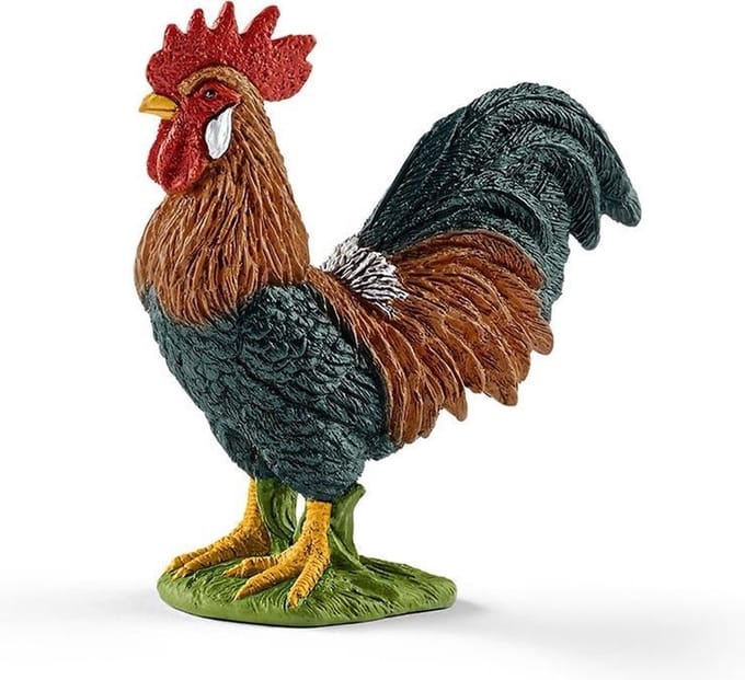 Schleich haan - Boerderijdieren - 6 cm