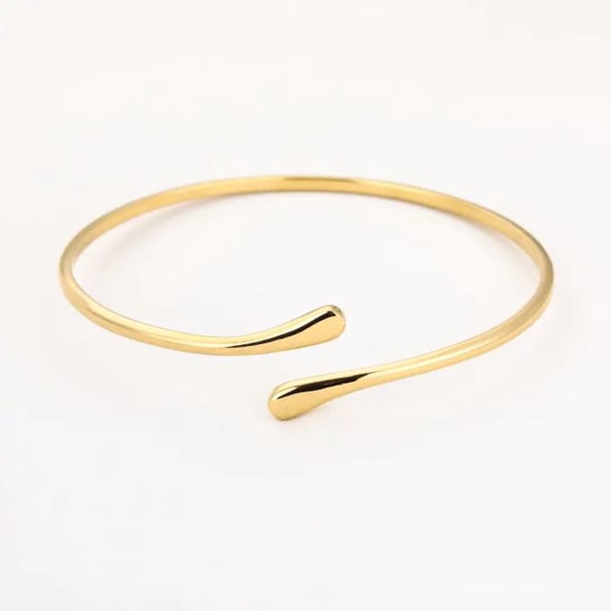 Bijoutheek Armband (Sieraad) Bovenarm Open Goudkleurig