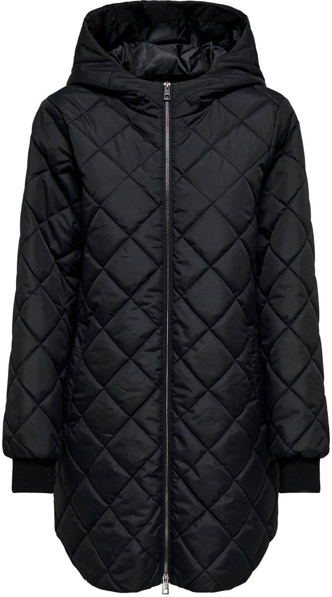 ONLY - ONLJULIET QUILTED HOOD ZIP COAT OTW - Dames - Gewatteerde jassen