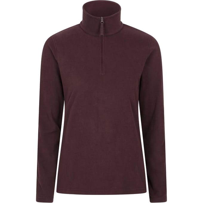 Mountain Warehouse Dames/Dames Camber II Fleece Top (Bruin)
