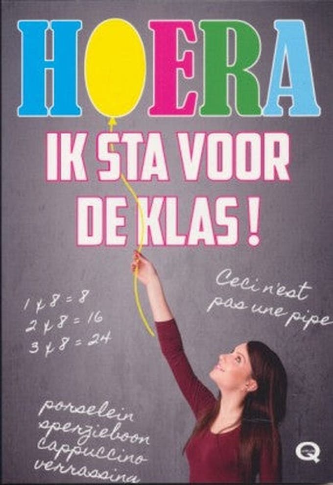 Hoera ik sta voor de klas