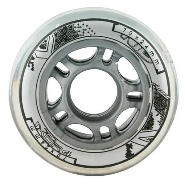 Nils Extreme - PU Skating Wielen - 76x24mm - 82A - Transparant