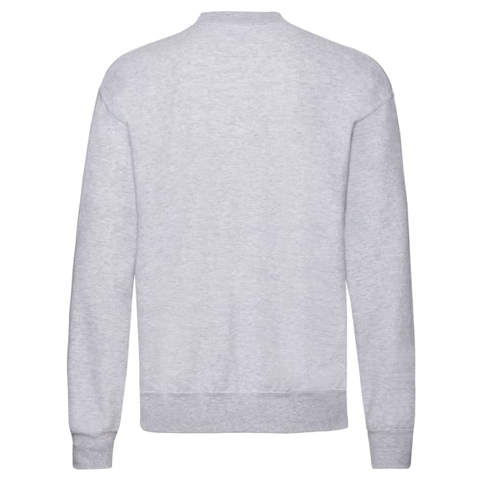 Fruit of the Loom Heren Classic Heather Ingesteld Sweatshirt (Donkergrijs)
