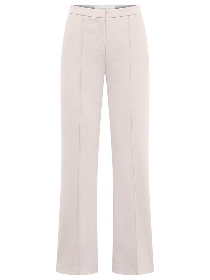 Straight Fit-broek Van Raffaello Rossi beige