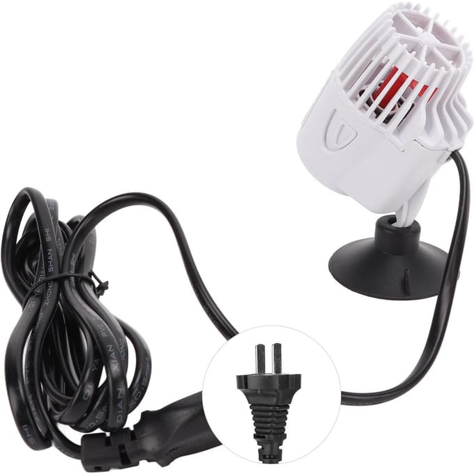 Aquarium Golfslagpomp 360 Graden Rotatie Aquarium Powerhead Pomp voor Zoetwater Zoutwater white