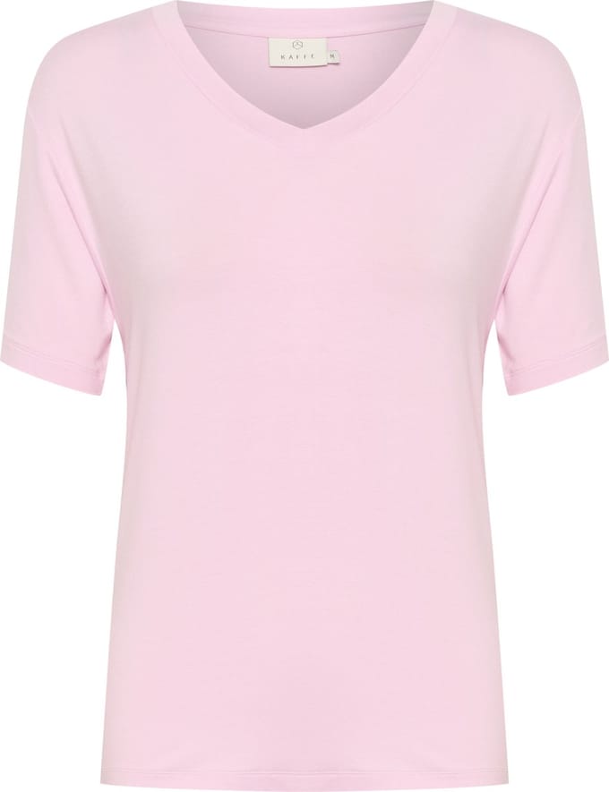 Kaffe KAfrida V-neck T-Shirt Dames T-shirt - Maat L