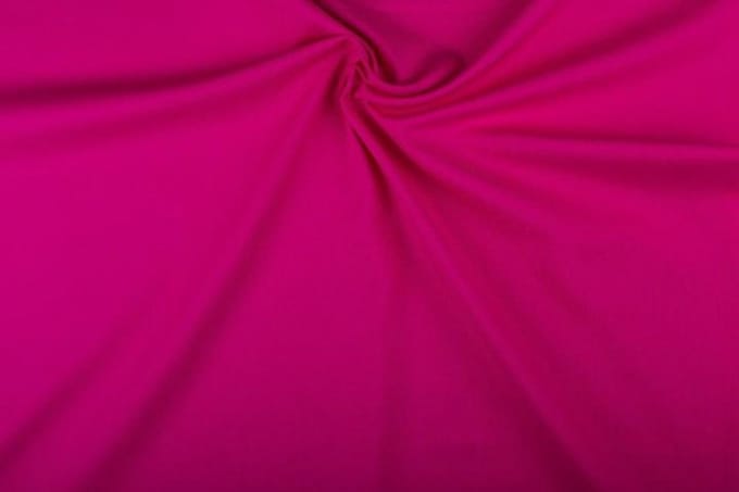 Katoen stof - Fuchsia roze - 10 meter