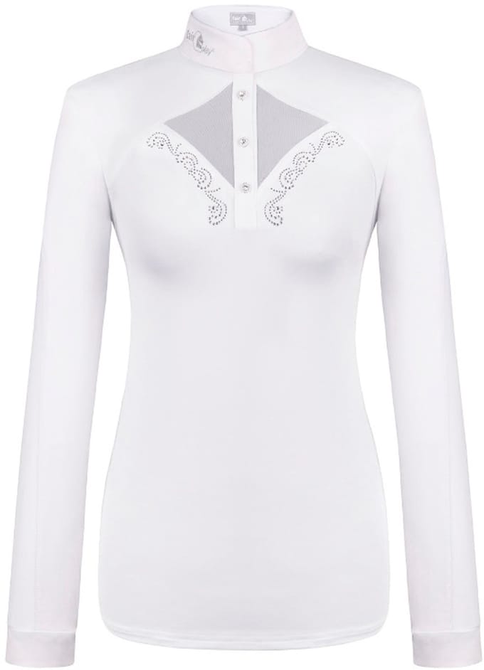 Fair Play Wedstrijdshirt Lange Mouw Cathrine White 44